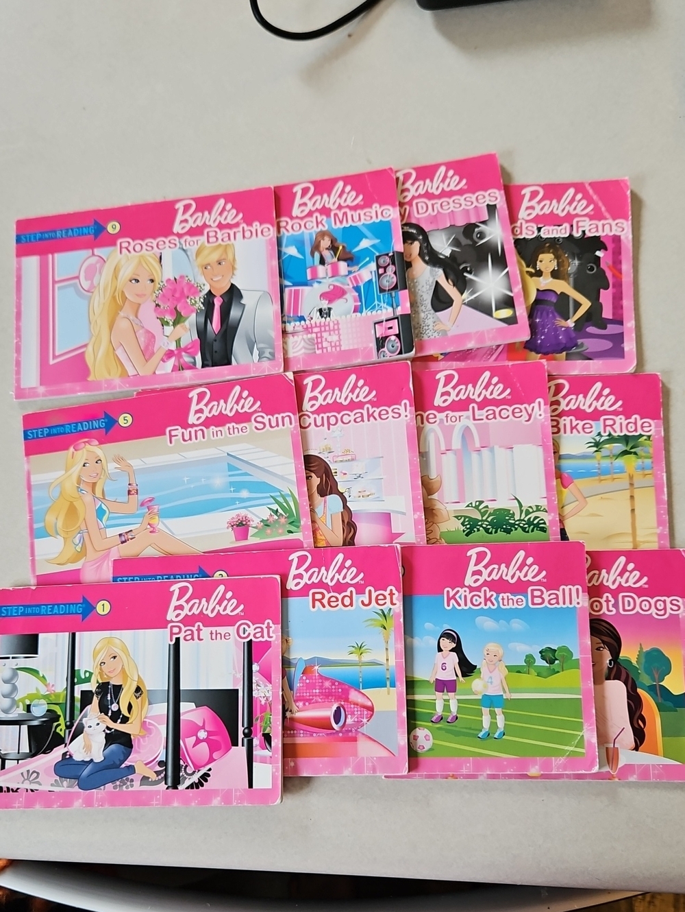 Step Into Reading Barbie Books
